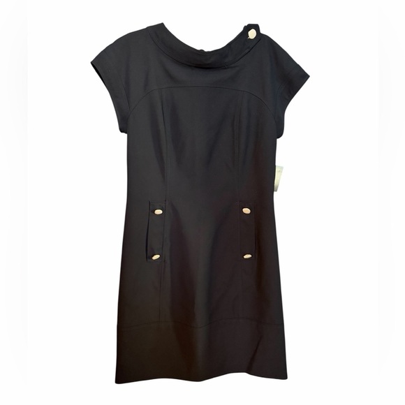 Ellen Tracy Dresses & Skirts - Ellen Tracy Black Mini Dress with Cap Sleeves